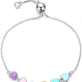 Sterling Silver Dog Paw Print Bracelet – Adjustable Bracelet