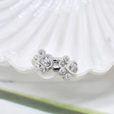 Small Hoop Earrings with Paw Print Motif – Animal Huggie Earrings for Women