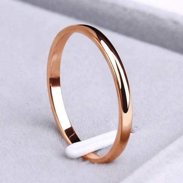 Eenvoudige Ring in Goud en Zilver