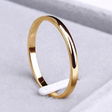 Eenvoudige Ring in Goud en Zilver