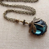 Retro Dragonfly Necklace