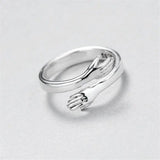 Verstelbare Ring in Zilverkleur