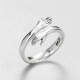 Verstelbare Ring in Zilverkleur