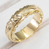 Bloemige Gouden Vintage Ring